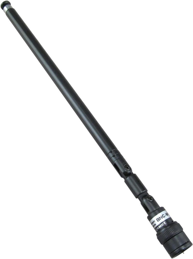 Comet BNC-W100RX Wideband Handheld Scanner Antenna Flexible 6 Inch 25–1300 MHz Receive Antenna with BNC Connector Compatible with All Handheld Scanners and Receivers - Image 1